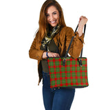 Clan Callander Modern Tartan Leather Tote Bag MT1105