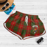 Clan Cameron Crest Tartan Womens Shorts NW2069