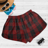 Clan Cameron Black and Red Tartan Womens Shorts NW1092