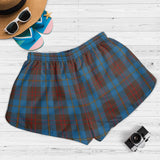 Clan Cameron Hunting Crest Tartan Womens Shorts NW2079