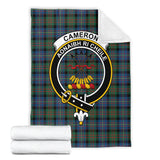 Clan Cameron of Erracht Ancient Crest Tartan Blanket UC99