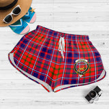 Clan Cameron of Lochiel Modern Crest Tartan Womens Shorts NW2070