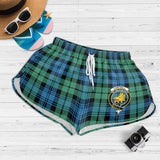 Clan Campbell Ancient 01 Crest Tartan Womens Shorts NW2068