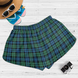 Clan Campbell Ancient #02 Tartan Womens Shorts NW1080