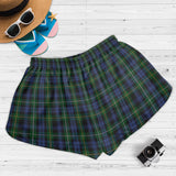 Clan Campbell of Argyll #01 Crest Tartan Womens Shorts NW2060