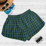 Clan Campbell of Argyll #02 Crest Tartan Womens Shorts NW2059