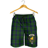 Clan Campbell of Breadalbane Crest Tartan Mens Shorts NS864