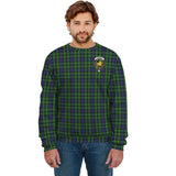 Clan Campbell of Breadalbane Crest Tartan Sweatshirt HC865