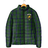 Clan Campbell of Breadalbane Crest Tartan Padded Jacket RF118