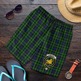 Clan Campbell of Breadalbane Crest Tartan Mens Shorts NS864