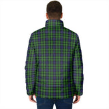 Clan Campbell of Breadalbane Crest Tartan Padded Jacket RF118