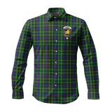 Clan Campbell of Breadalbane Crest Tartan Long Sleeve Shirt PC865