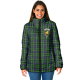 Clan Campbell of Breadalbane Crest Tartan Padded Jacket RF118