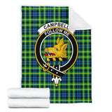 Clan Campbell of Breadalbane Ancient Crest Tartan Blanket UC118