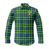 Clan Campbell of Breadalbane Ancient Crest Tartan Long Sleeve Shirt PC867