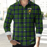 Clan Campbell of Breadalbane Modern Crest Tartan Long Sleeve Shirt PC866