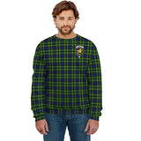 Clan Campbell of Breadalbane Modern Crest Tartan Sweatshirt HC866