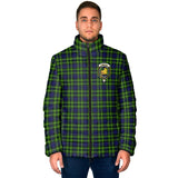 Clan Campbell of Breadalbane Modern Crest Tartan Padded Jacket RF117