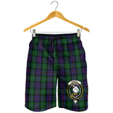 Clan Campbell of Cawdor Crest Tartan Mens Shorts NS860