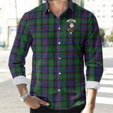 Clan Campbell of Cawdor Crest Tartan Long Sleeve Shirt PC861