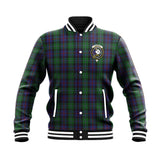 Clan Campbell of Cawdor Crest Tartan Baseball Jacket JM861