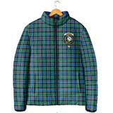 Clan Campbell of Cawdor Ancient Crest Tartan Padded Jacket RF119