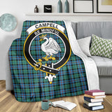 Clan Campbell of Cawdor Ancient Crest Tartan Blanket UC121