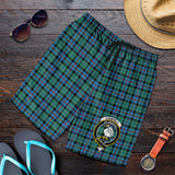 Clan Campbell of Cawdor Ancient Crest Tartan Mens Shorts NS863