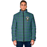 Clan Campbell of Cawdor Ancient Crest Tartan Padded Jacket RF119