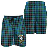 Clan Campbell of Cawdor Ancient Crest Tartan Mens Shorts NS863