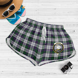 Clan Campbell of Cawdor Dress Crest Tartan Womens Shorts NW2054