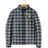 Clan Campbell of Cawdor Dress Crest Tartan Padded Jacket RF120