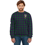 Clan Campbell of Cawdor Modern Crest Tartan Sweatshirt HC862