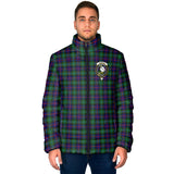 Clan Campbell of Cawdor Modern Crest Tartan Padded Jacket RF121