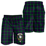 Clan Campbell of Cawdor Modern Crest Tartan Mens Shorts NS861