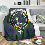 Clan Carmichael Crest Tartan Blanket UC127