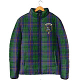 Clan Carmichael Crest Tartan Padded Jacket RF125