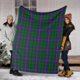 Clan Carmichael Tartan Blanket U141