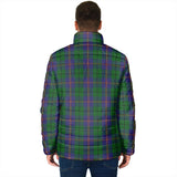 Clan Carmichael Crest Tartan Padded Jacket RF125