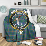 Clan Carmichael Ancient Crest Tartan Blanket UC125