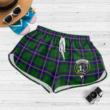 Clan Carmichael Modern Crest Tartan Womens Shorts NW2050