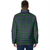 Clan Carmichael Modern Crest Tartan Padded Jacket RF124