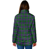 Clan Carmichael Modern Crest Tartan Padded Jacket RF124