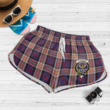 Clan Carnegie Crest Tartan Womens Shorts NW2045