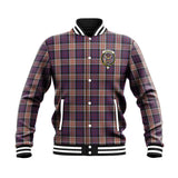 Clan Carnegie Crest Tartan Baseball Jacket JM854