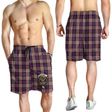 Clan Carnegie Crest Tartan Mens Shorts NS853