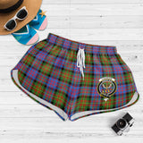 Clan Carnegie Ancient Crest Tartan Womens Shorts NW2048