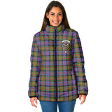 Clan Carnegie Ancient Crest Tartan Padded Jacket RF126