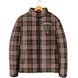 Clan Carnegie Dress Crest Tartan Padded Jacket RF127