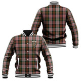 Clan Carnegie Dress Crest Tartan Baseball Jacket JM856